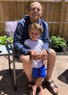 Grandson Rocco came to visit.