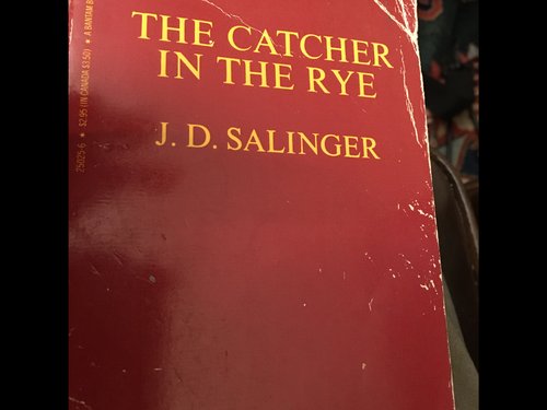 So my granddaughter Lena asks me If I’ve ever heard of the book, "Catcher in the Rye". Well, I to...