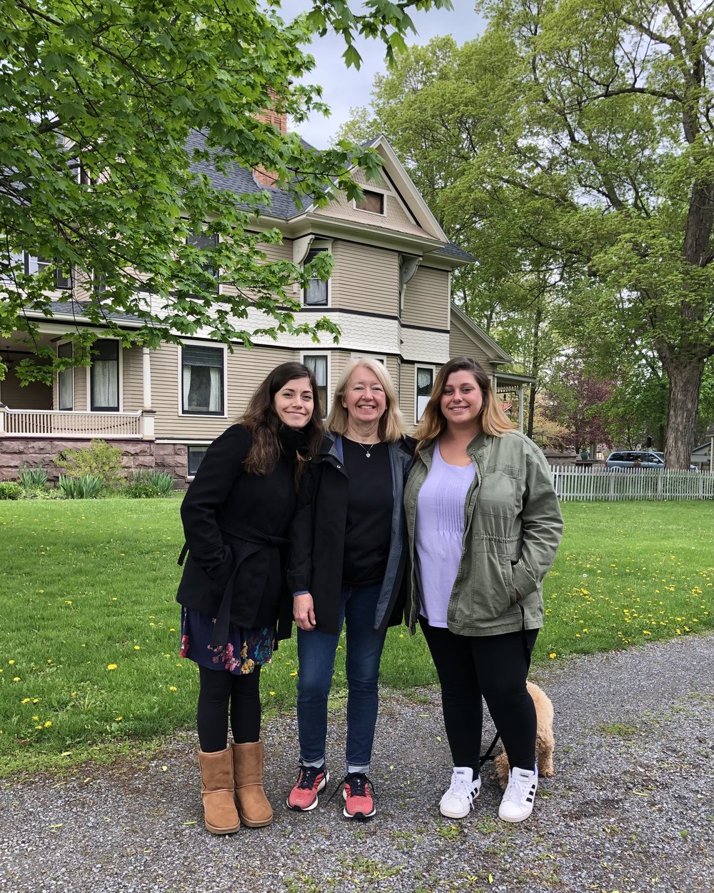 Rose and Julie and Grace....we had a&nbsp;small, but very fine dinner for Mother’s Day in Penn Yan.