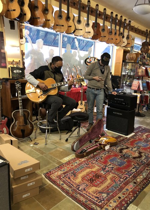 Saturday the store was busy as&nbsp;it ever has been&hellip;with instruments coming in and leavin...