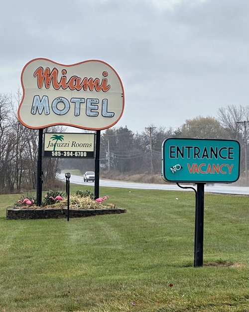 My way into work gives me the opportunity to pass by this iconic motel on RT 5 and 20 just outsid...