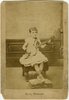 Cabinet Card Daisy Belmont with Banjo