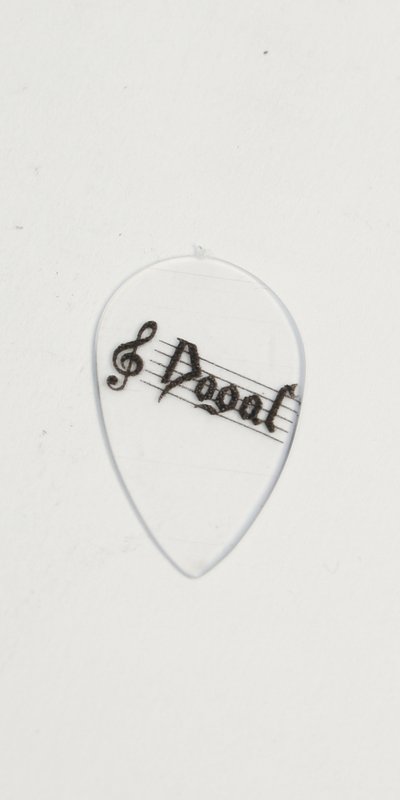 Dogal PM1 Soft Mandolin Pick (.66mm) Clear 15725