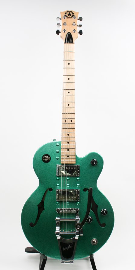 Normandy  Green Anodized Archtop Electric #1