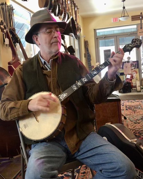 John Osadnick is a recent customer who has falling head over heels, with a banjo and everything a...