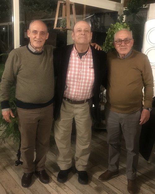 With Liboro Bernunzio and his brother.