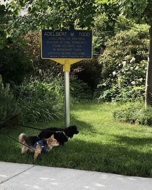 I love historical markers and our dogs love them too. They always check them for any "pee-mail". ...