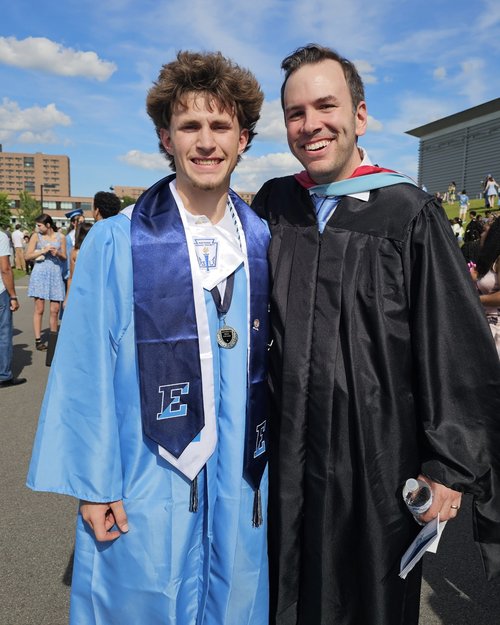 Henry and his inspirational history teacher,&nbsp;Cole Lachance-Tofany.