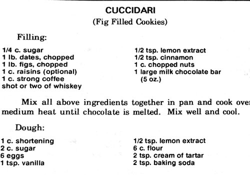 One of the many recipes we used