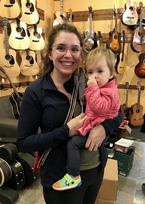 The great banjo player, Michelle Younger and her daughter paid a visit on Saturday also. Michelle...