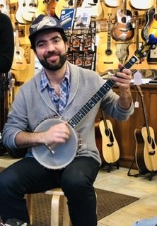 New “Eastman” Banjo owner Jared Engel formerly of Rochester and now musician extraordinarie and c...