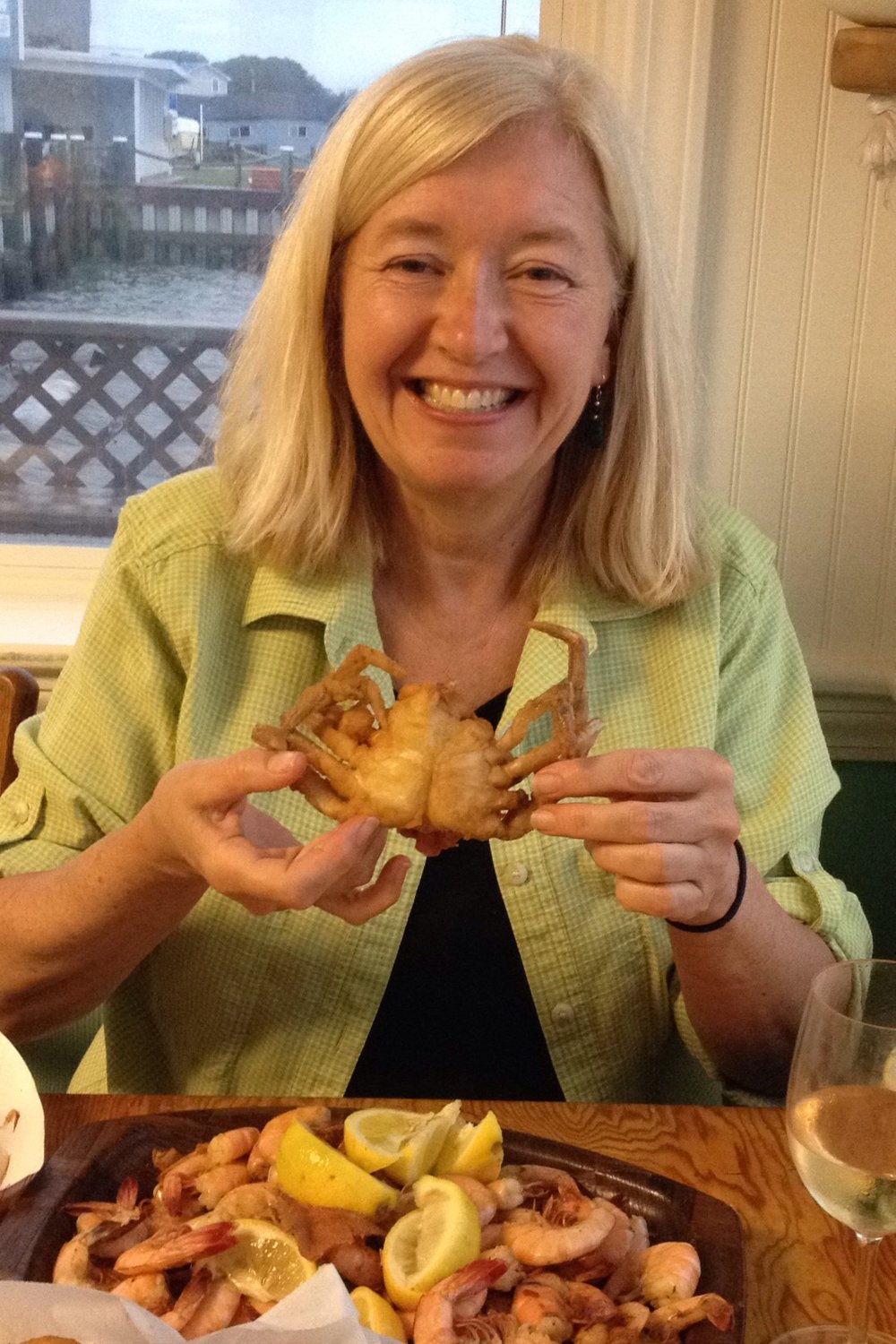 Today is Julie’s birthday. She is never known to be crabby!.&nbsp;