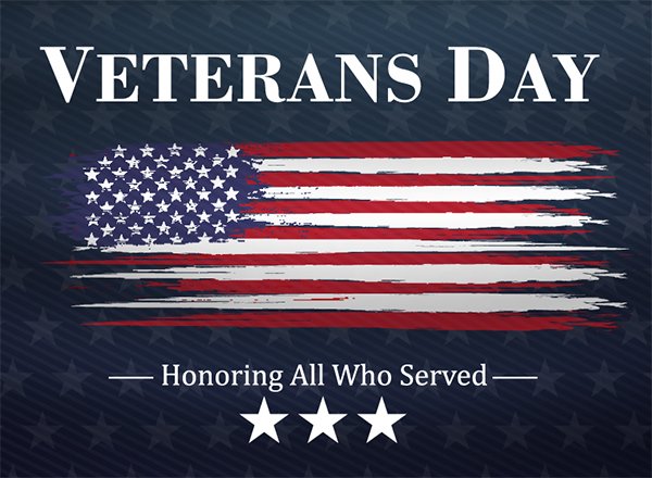 veterans Day November 11, 2020