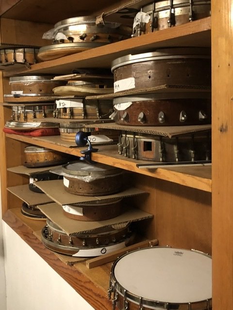 We purchased an entire collection of banjo parts, necks&nbsp;and old rims. These will be all offe...