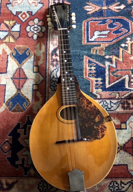 Gibson Mandolin.... this puzzling piece came in this week. It is Gibson a from the teens with all...