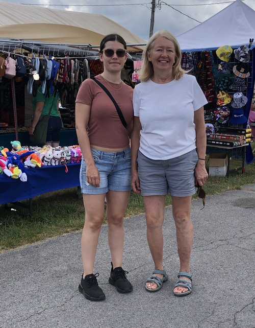 Rose and Julie at the fair. Rose came down and spent some time with us at the lake&hellip;.she al...