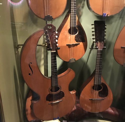 I have only seen one other Martin harp mandolin and it was about played to death. This one at the...