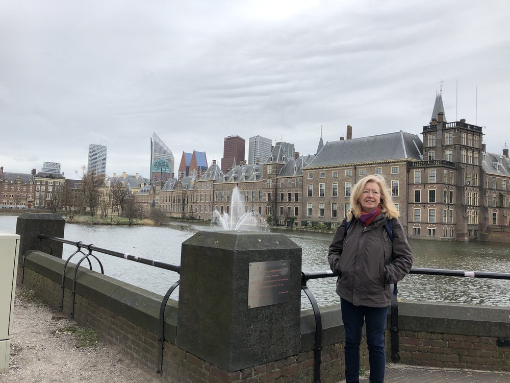 Julie in Den Hague exactly two years ago&nbsp;&hellip;.we hope to be back there in a month.