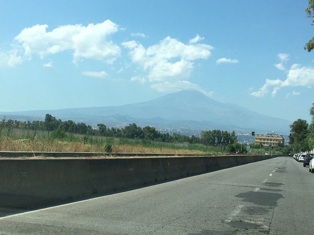 And Mt Etna always looming in the distance.
