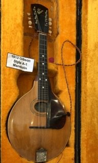 Folks from Jamestown, New York came in with this old Gibson mandolin that had been in their famil...