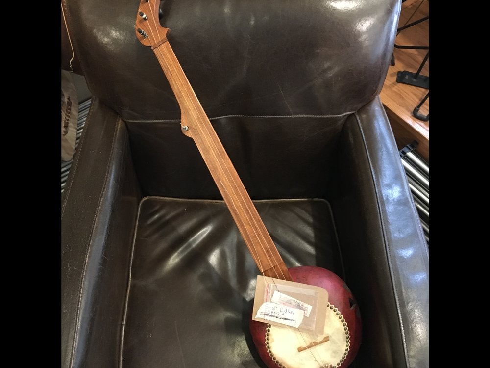One very special new addition&nbsp;this week was a gourd banjo fashioned by Scott Didlake. Scott ...