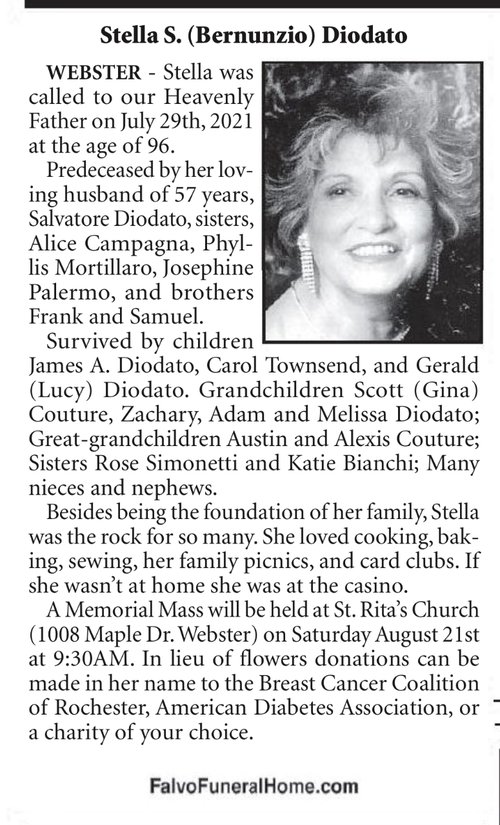 My aunt “Stella” was one of the last three of my father’s remaining sisters. She was as kind as s...