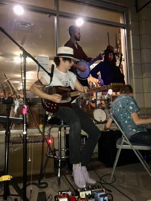 Sam Snyder put together an all-star band that performed for two nights in front of our store. To ...