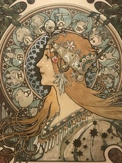 The classic “Art Nouveau" poster