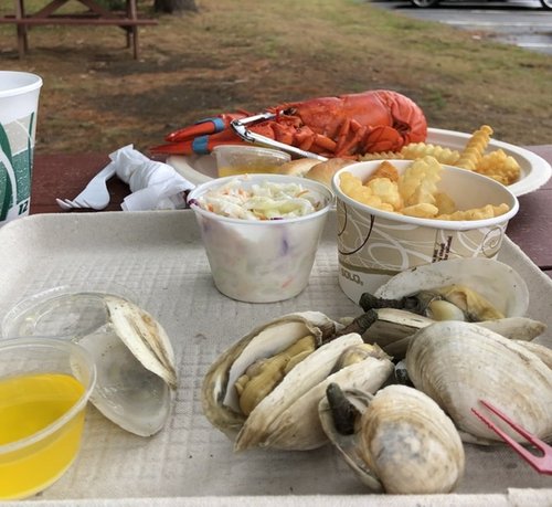 No trip to New England is complete without lobsters, steamers and chowder. We certainly did indul...
