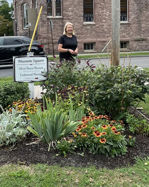 In addition to her all her other responsibilities, Julie still takes care of a little garden at M...