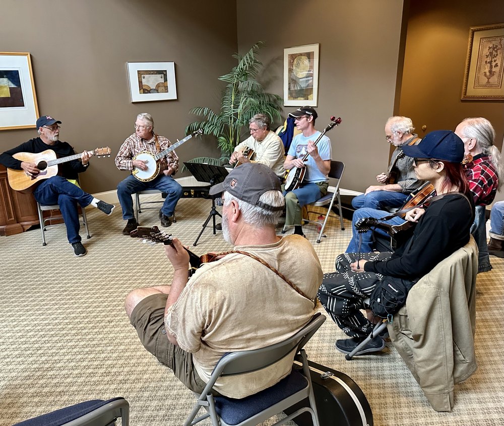 We had a great bluegrass jam in the back room on Saturday. The rain washed out several concerts a...