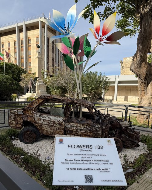 A monument recalling a brutal assassination done by the mob&hellip;. Yes, that’s the car from the...