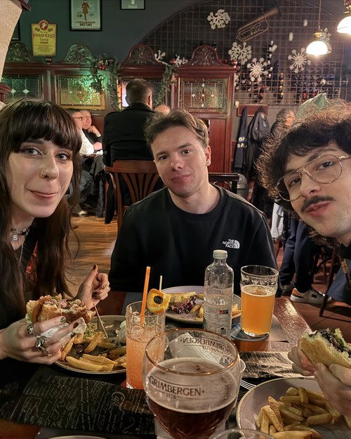 We reunited with our young friends, Monica, Marco and Mauro (Nino was sick with a cold). They too...