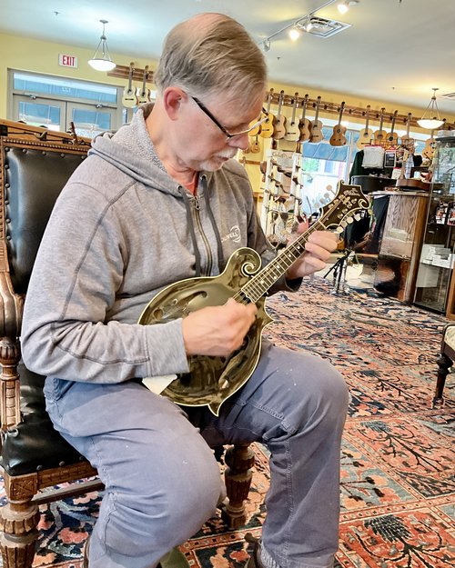 My old friend Ben Ford stopped by to check out an expensive Gibson mandolin… he left with ...
