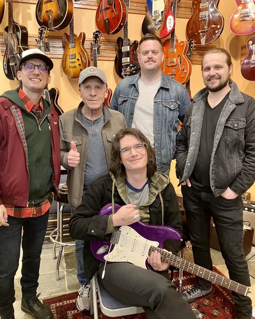 Ward Hayden and the Outliers stopped by the store on Saturday and gave Julie one of their CDs. No...
