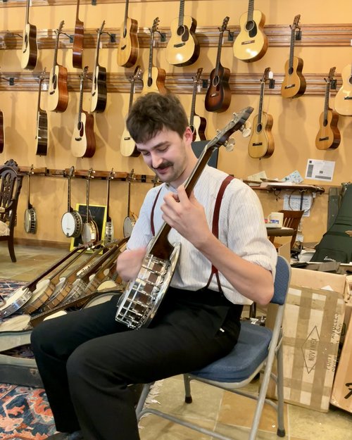 Our favorite all-time banjo player, Gavin Rice, is headed to Switzerland to play in a jazz festiv...