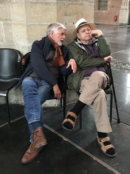 This is my favorite picture of the two of us. It’s from a couple of years ago in the big church L...