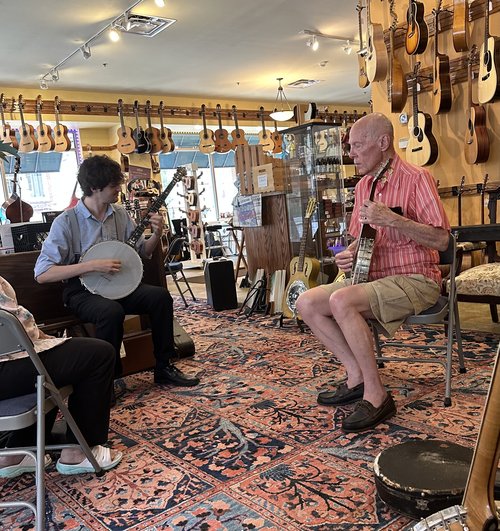 We had a little impromptu concert in the store on Saturday. Gavin Rice plays his newest compositi...