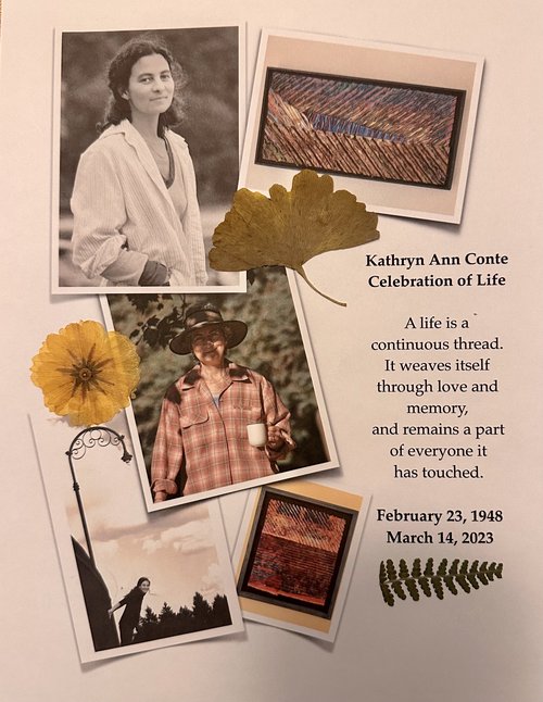 Kathryn Conte&hellip;.a friend is remembered.