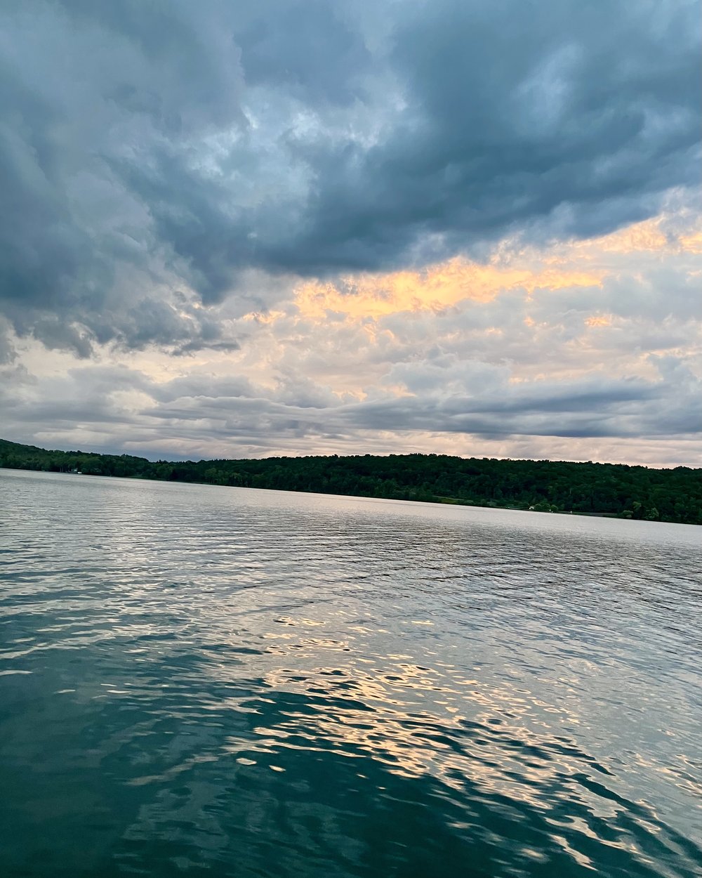 If you find the time to watch the clouds and the lake interact, that is a bit of retirement unto ...