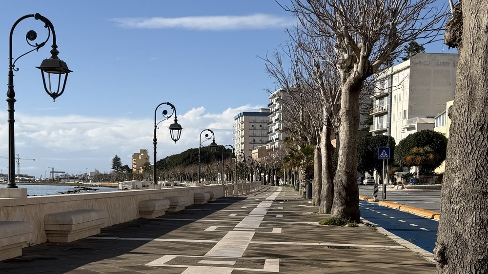 The walk along the shore of Mazzaro del Vallo is just outstanding