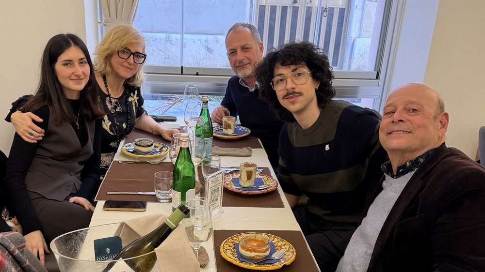 Mauro Amato, one of the young kids who visited us at Thanksgiving time, wanted me to meet his par...