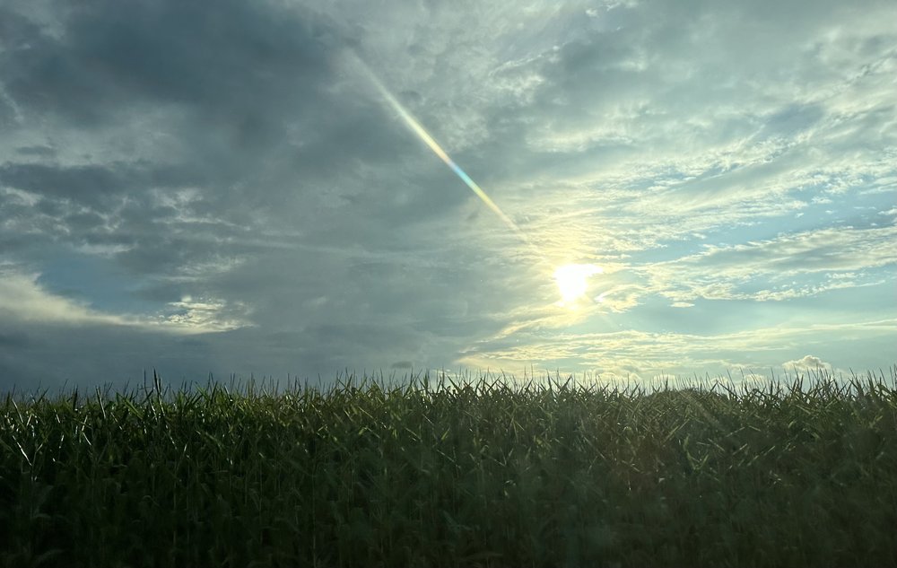 One last sky shot on the ride home.&hellip;