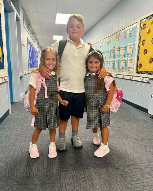 School is in full session this week and everyone is back including my twin granddaughters, Scarle...