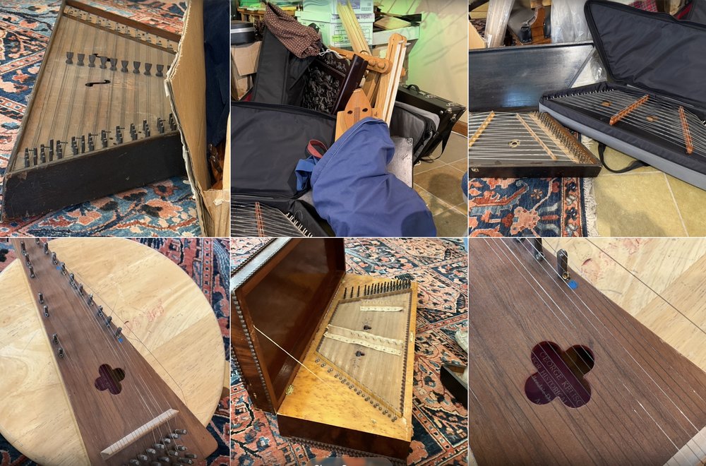 The remains of the vast collection of Mitzie Collins, acclaimed dulcimer player from Western. New...