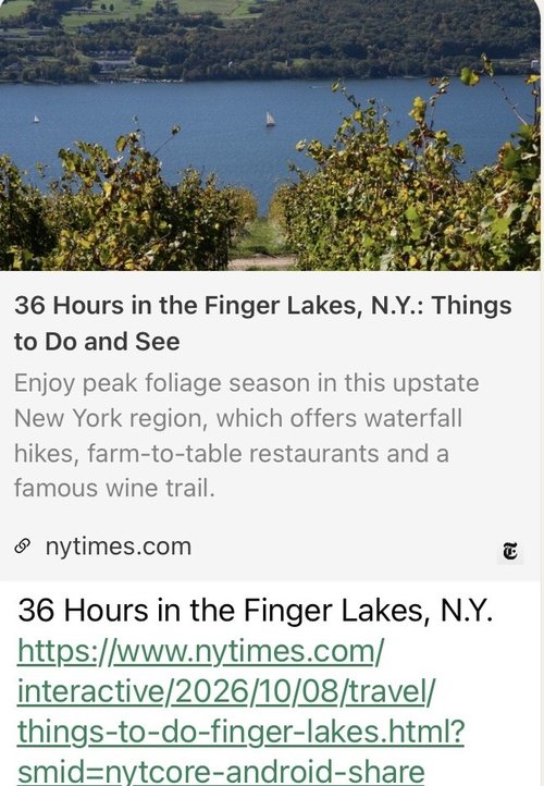 Our friend Howard LaBrie sent us this link to the article in the New York Times which he&nbsp;rea...