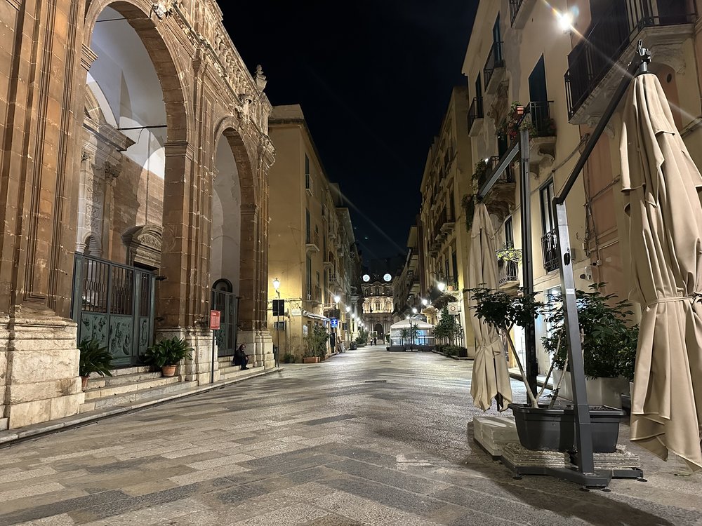 Downtown Trapani before the passeggiata&hellip;&hellip;