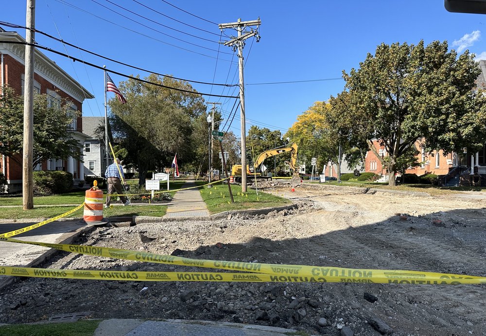 Hopefully they will finish paving Main Street in TIME for Halloween!