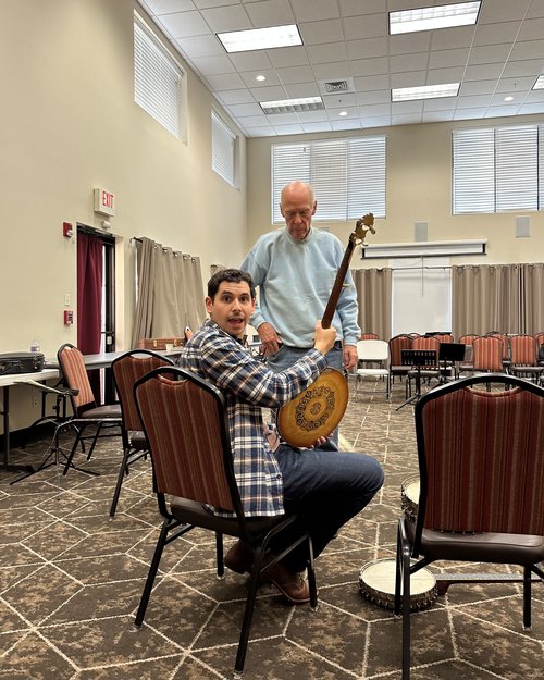 There were some excited looks when I brought this banjo to display at the ABF rally.