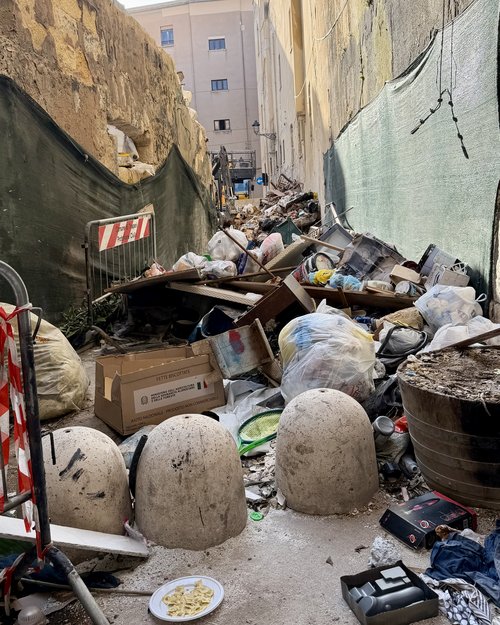 … with that construction comes the insurmountable task of getting rid of the garbage that seems t...